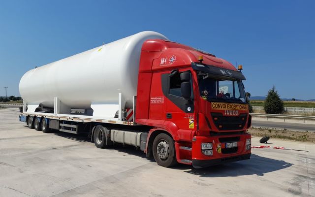 LNG Stok Tankı Taşıması/Nakliyesi