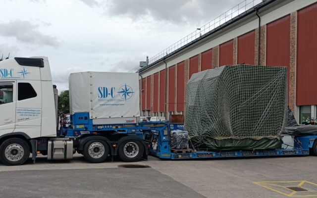 Transport von Cnc-Maschine