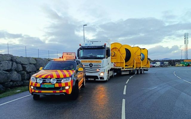 Transport von Hydraulische Winde