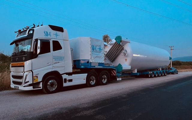 LNG Stok Tankı Taşıması/Nakliyesi